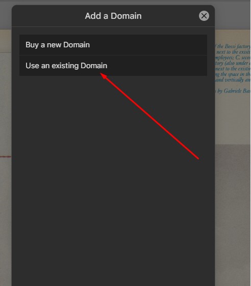 Add Domain