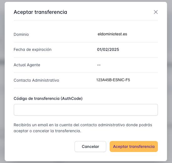 Introduir AuthCode