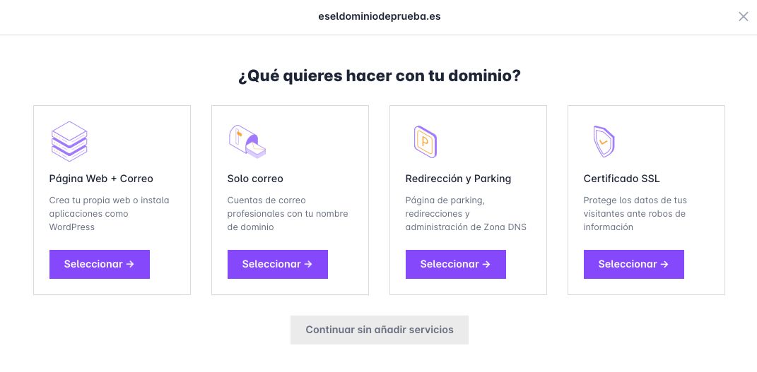Elegir el hosting
